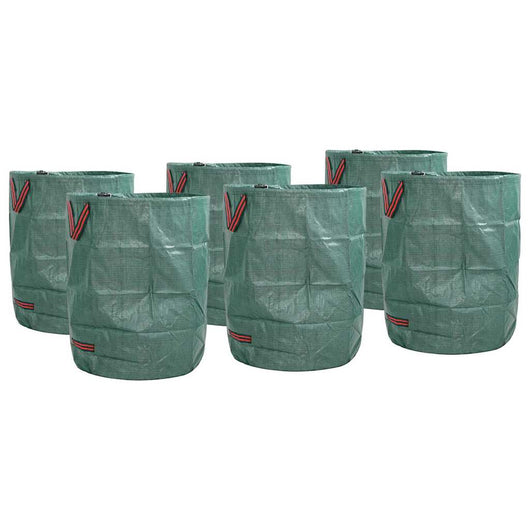 Sacchi per Rifiuti da Giardino 12 pcs Verde 66 x 66 x 83.5 cm 42008107