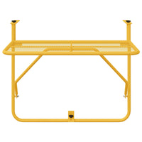 Tavolo Appeso da Balcone Senape 60 x 39 x 65 cm Acciaio 42008081