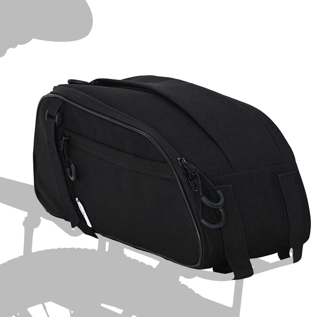 Borsa per bicicletta  per portapacchi da 8L, nera (38x16x16 cm) 42008082