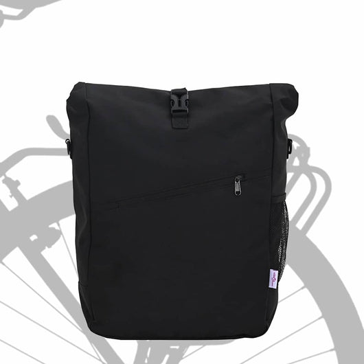 Borsa per bici  per portapacchi 25 L Nera 33x16x48 cm 42008086