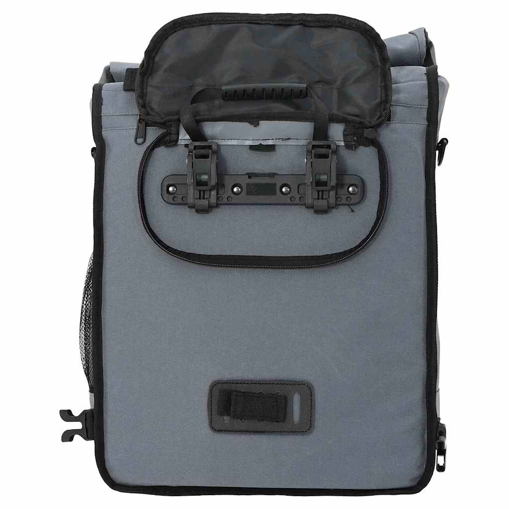Borsa per Bici  per Portapacchi 25 L Grigia 33x16x48 cm 42008087