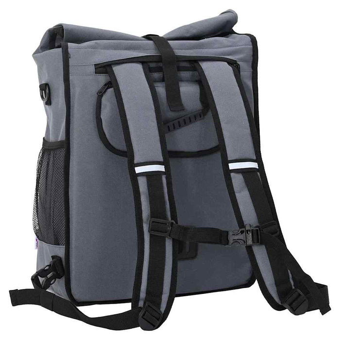 Borsa per Bici  per Portapacchi 25 L Grigia 33x16x48 cm 42008087