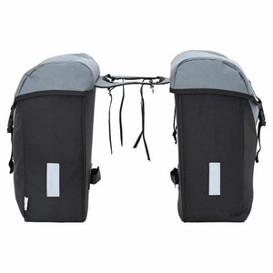 Borsa per biciclette Nero e Grigio 15.5 x 31.5 x 40 cm 42008089