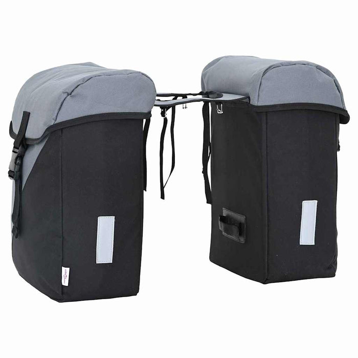 Borsa per biciclette Nero e Grigio 15.5 x 31.5 x 40 cm 42008089