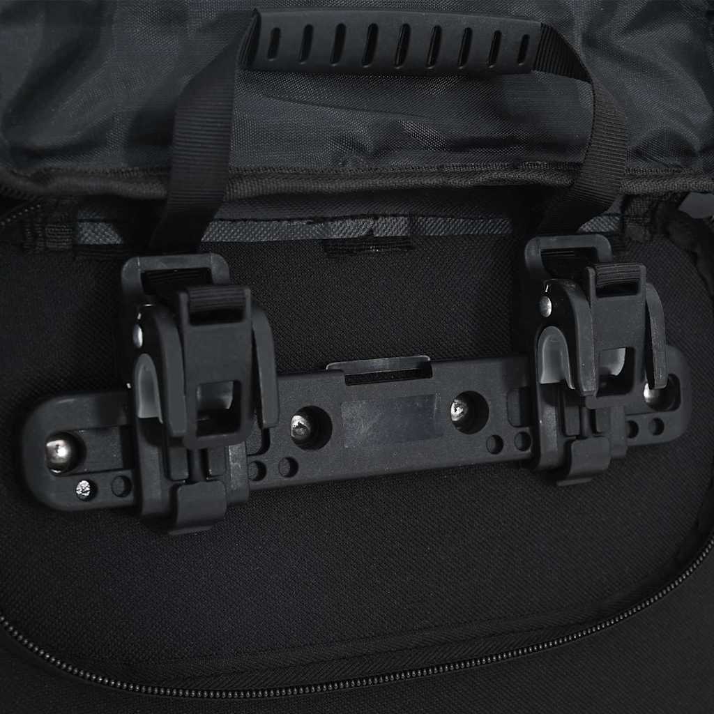 Borsa per bici  portapacchi 20L Nera 31x13x58 cm 42008090