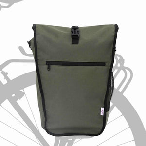 Borsa per biciclette Oliver verde 34 x 16 x 59 cm Poliestere 42008098