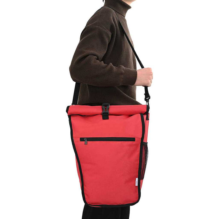 Borsa per Bici da Portapacchi da 20 L Rossa 34x16x59 cm 42008099
