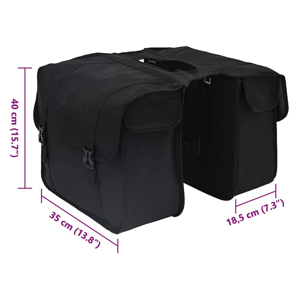Borsa per biciclette Nero 18.5 x 40 x 35 cm Poliestere 42008100