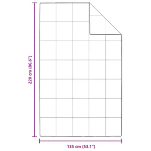 Quilt e Piumini Bianco 135 x 220 cm Piume 42007632