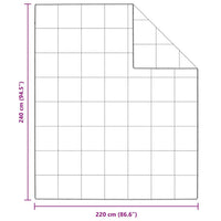 Quilt e Piumini Bianco 240 x 220 cm Piume 42007636
