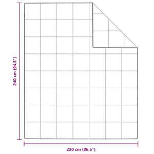 Quilt e Piumini Bianco 240 x 220 cm Piume 42007636