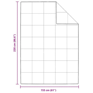 Quilt e Piumini Bianco 155 x 220 cm Piume 42007646