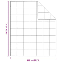 Quilt e Piumini Bianco 240 x 200 cm Piume 42007655
