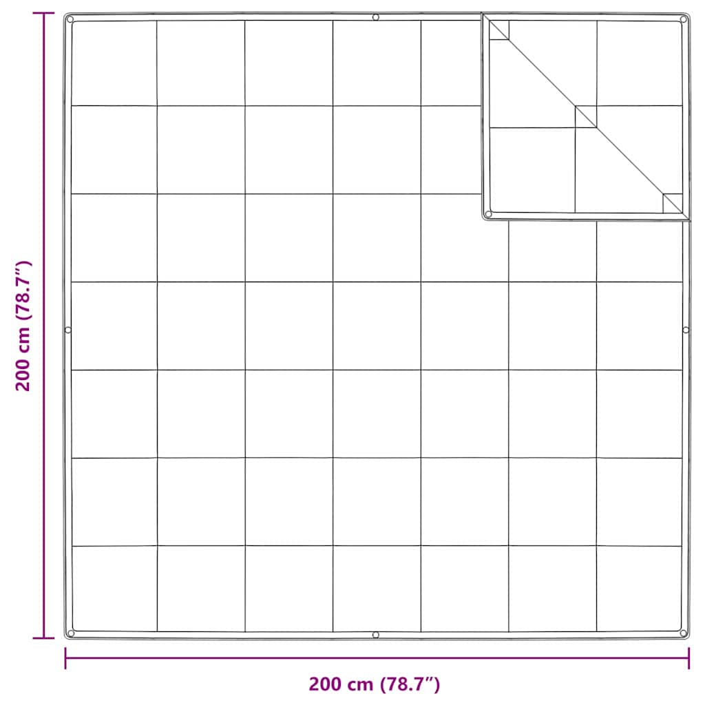 vidaXL Quilt e Piumini Bianco 200 x 200 cm Piume