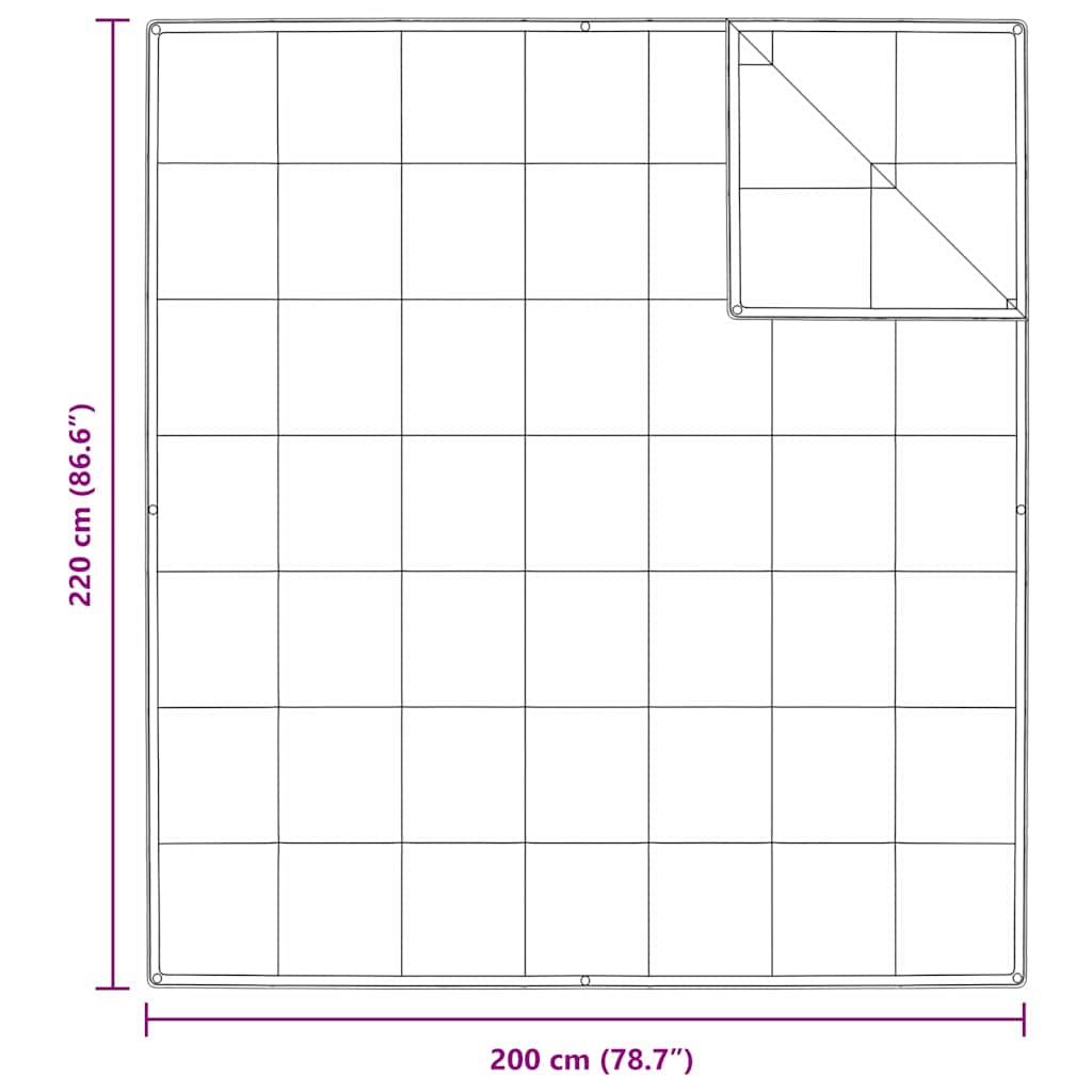 Quilt e Piumini Bianco 200 x 220 cm Piume 42007671