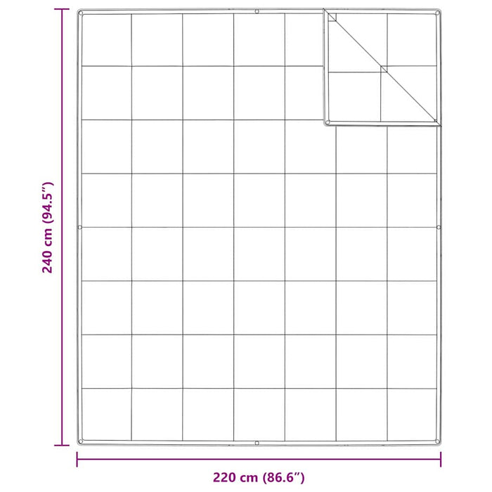 Quilt e Piumini Bianco 240 x 220 cm Piume 42007672
