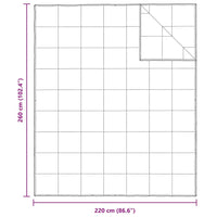 Quilt e Piumini Bianco 260 x 220 cm Piume 42007673