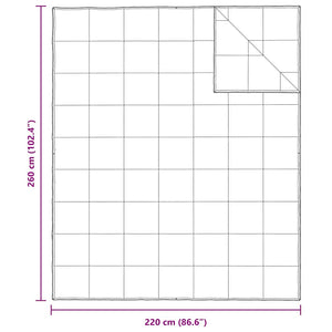 vidaXL Quilt e Piumini Bianco 260 x 220 cm Piume