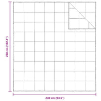 Quilt e Piumini Bianco 240 x 260 cm Piume 42007674