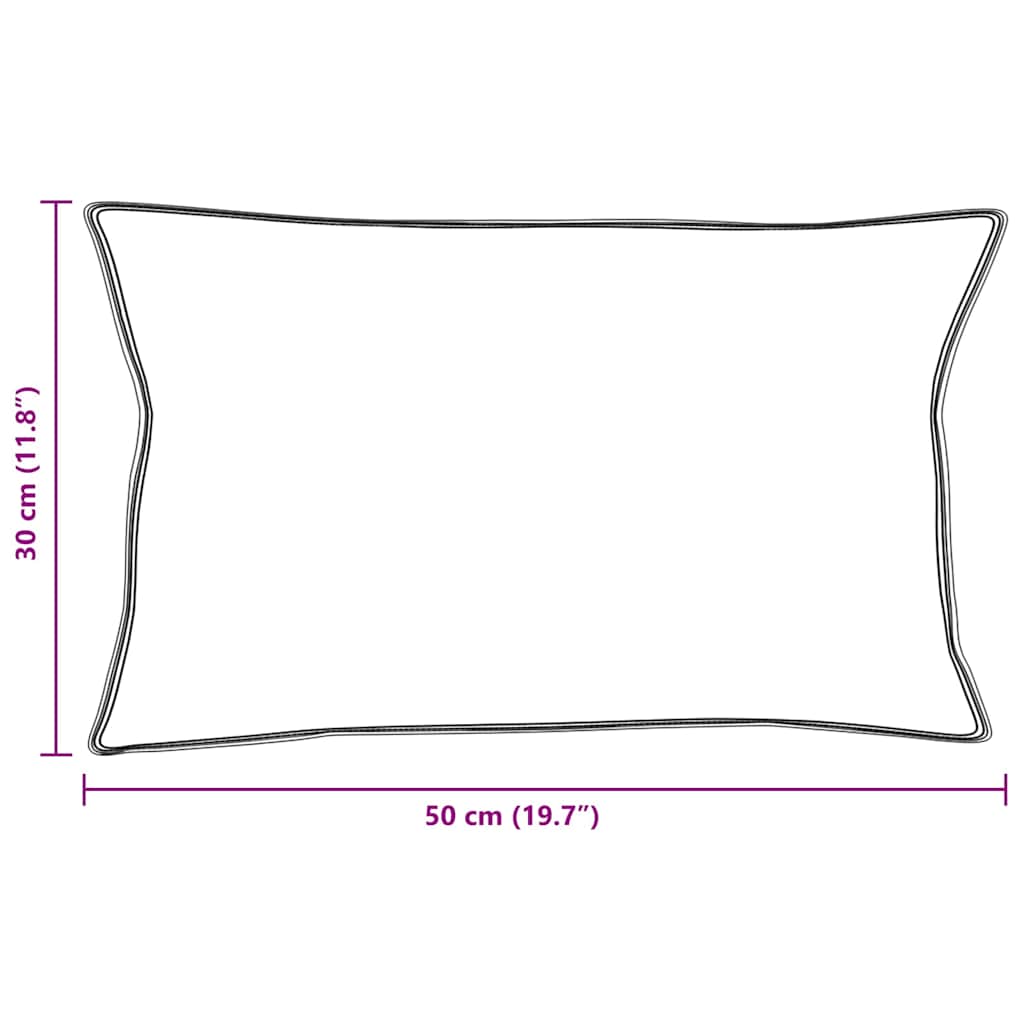 Cuscini 2 pcs Bianco Cotone 130gsm 100% 42007682