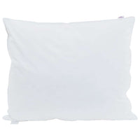 vidaXL Cuscini 2 pcs Bianco Cotone 130gsm 100%
