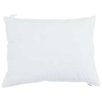 vidaXL Cuscini con cuscino 2 pcs Bianco Cotone 130gsm 100%