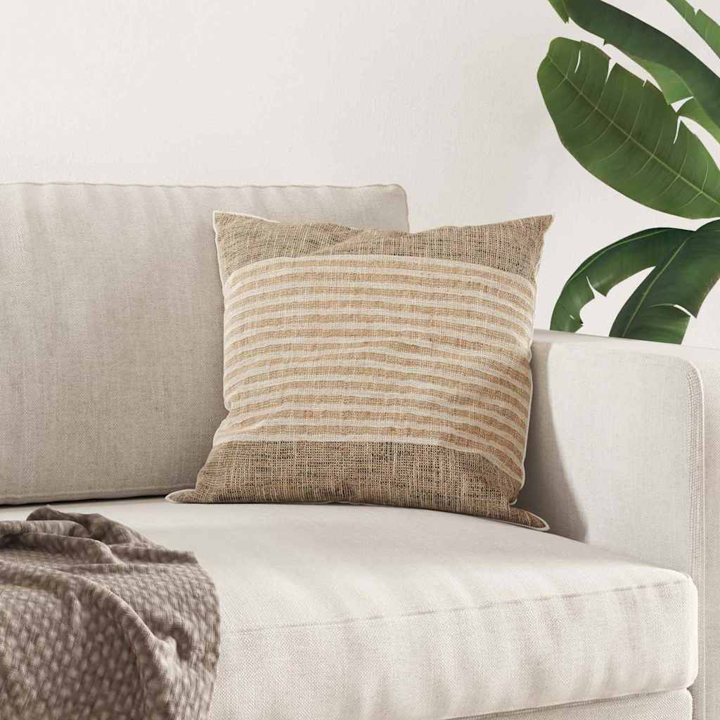 vidaXL Cuscini 2 pcs Bianco Cotone 130gsm 100%