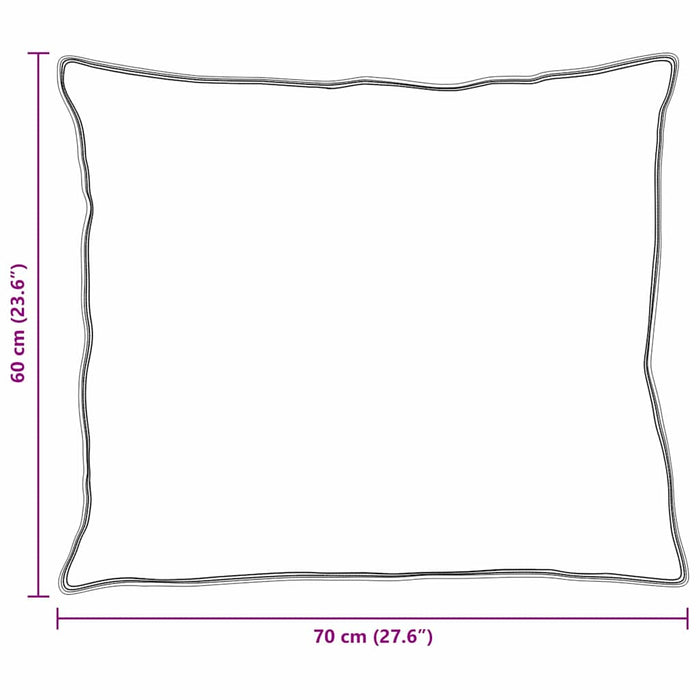 Cuscini 2 pcs Bianco Cotone 130gsm 100% 42007711