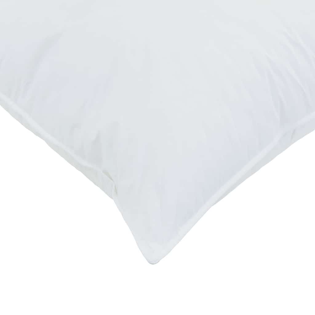 vidaXL Cuscini 2 pcs Bianco Cotone 130gsm 100%