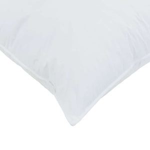 vidaXL Cuscini 2 pcs Bianco Cotone 130gsm 100%