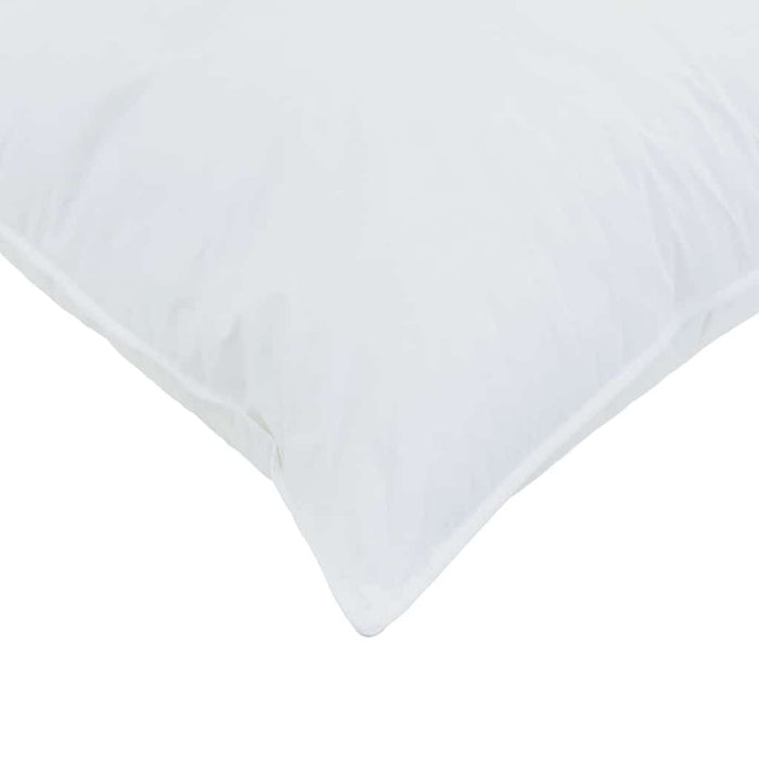 vidaXL Cuscini 2 pcs Bianco Cotone 130gsm 100%