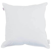 vidaXL Cuscini 2 pcs Bianco Cotone 130gsm 100%