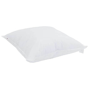 vidaXL Cuscini 2 pcs Bianco Cotone 130gsm 100%