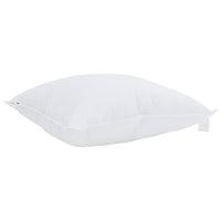 vidaXL Cuscini 2 pcs Bianco Cotone 130gsm 100%
