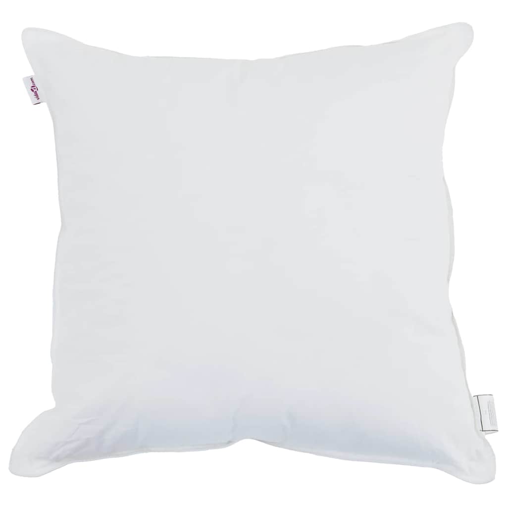 vidaXL Cuscini 2 pcs Bianco Cotone 130gsm 100%