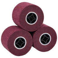Rulli Abrasivi 3 pcs Rosso 12 x 12 x 10 cm Fibra Sintetica 42008342