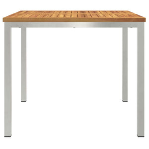 Tavolo da pranzo all'aperto  90x90x74,5 cm in legno massello di acacia 42006185