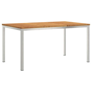 Tavolo da pranzo esterno  150x90x75 cm Legno massello di Acacia 42006187