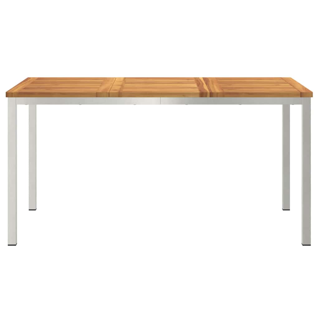 Tavolo da pranzo esterno  150x90x75 cm Legno massello di Acacia 42006187