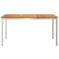 Tavolo da pranzo esterno  150x90x75 cm Legno massello di Acacia 42006187