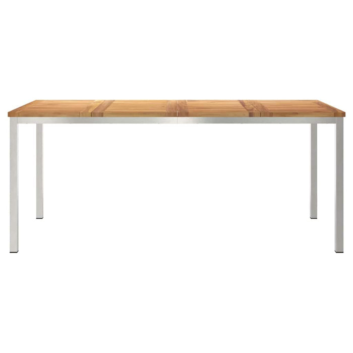 Tavolo da pranzo da esterno  180x90x75 cm in legno massello di teak 42006190