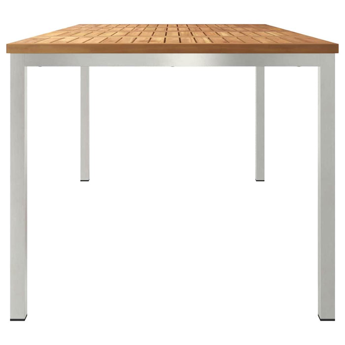 Tavolo da pranzo da esterno  180x90x75 cm in legno massello di teak 42006190