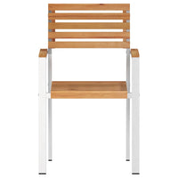 Sedia da Giardino 4 pcs Marrone Legno massello di teak 42006200