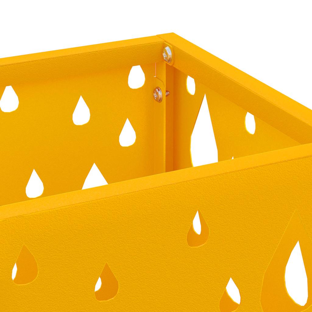 Supporto per Ombrellone Senape 15.5 x 15.5 x 49 cm Acciaio 868479