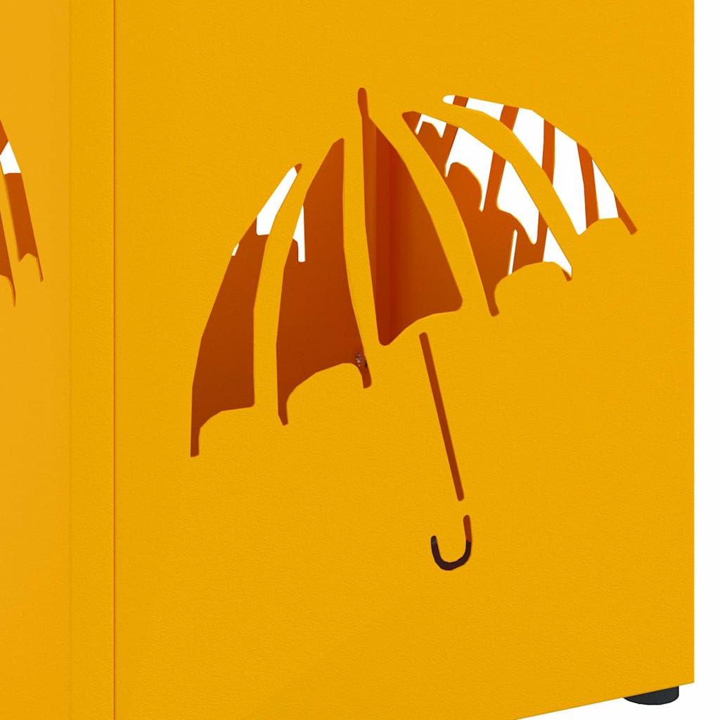 Supporto per Ombrellone Senape 15.5 x 15.5 x 49 cm Acciaio 868479