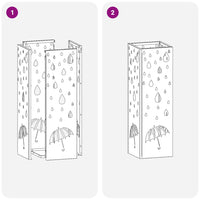 Supporto per Ombrellone Senape 15.5 x 15.5 x 49 cm Acciaio 868479