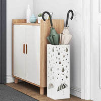 Supporto per Ombrellone Bianco 15.5 x 15.5 x 49 cm Acciaio 868481