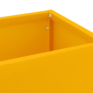 Supporto per Ombrellone Senape 15.5 x 15.5 x 49 cm Acciaio 868485