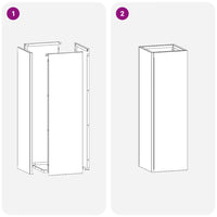 Supporto per Ombrellone Senape 15.5 x 15.5 x 49 cm Acciaio 868485