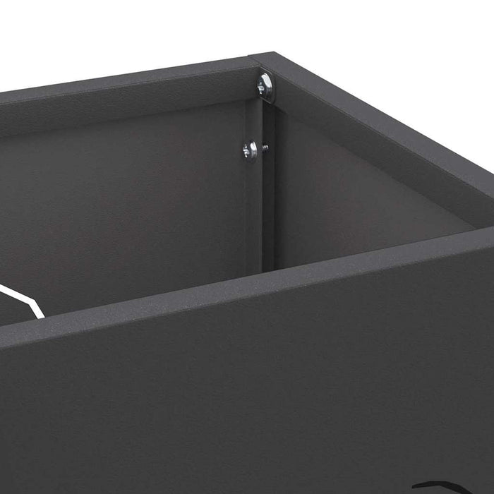 Supporto per Ombrellone Nero 15.5 x 15.5 x 49 cm Metallo 868488